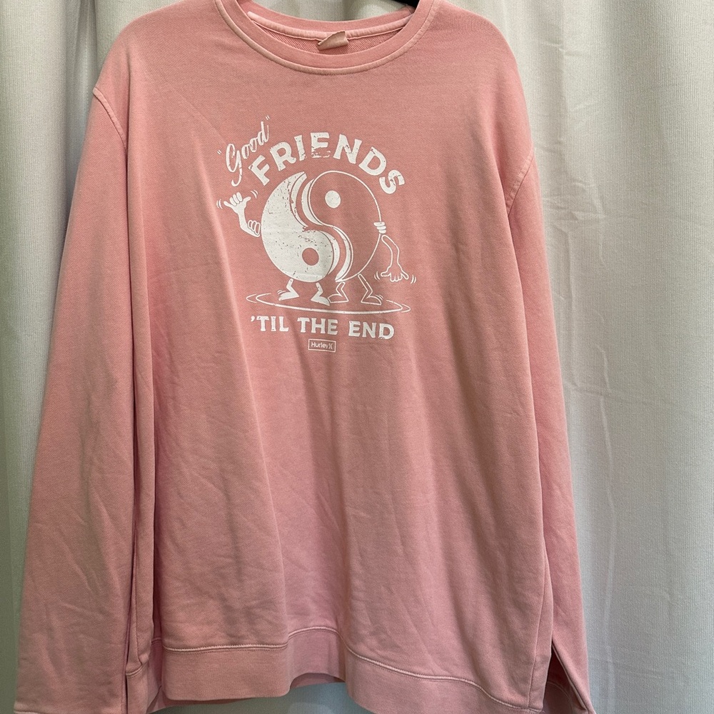 Hurley Light Pink Crewneck